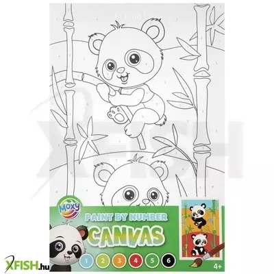 Grafix fess számok szerint, vászonkép, 29, 7 X 19, 5 cm, 4 féle