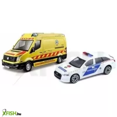 bburago: mentőautó és járőrkocsi