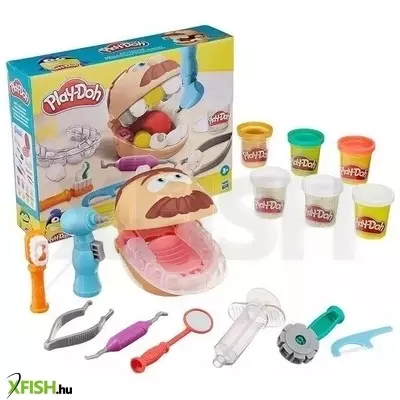 Play-Doh: Fogászat és fogszabályzás gyurmaszett 8 tégely gyurmával