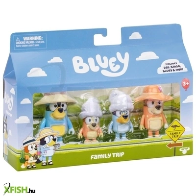 Moose bluey szett családi utazás 4db