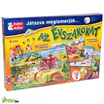 Keller mayer játszva megismerjük az évszakokat 24 darabos puzzle