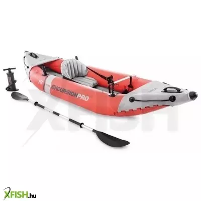 Intex: Excursion Pro K1 kajak szett alumínium evezővel - 305 x 91 x 46 cm