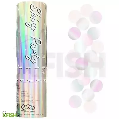 Shiny Party konfetti ágyú - 15 cm