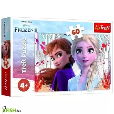 Trefl: Jégvarázs 2. Anna és Elsa elvarázsolt világa - 60 darabos puzzle