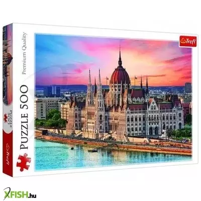 Trefl: Budapest, Parlament puzzle - 500 darabos