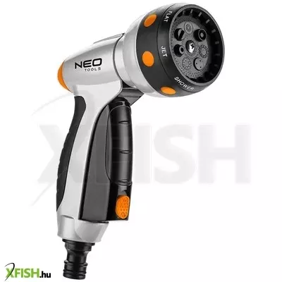 Neotools öntözőpisztoly, 7 funkciós, click funkciós