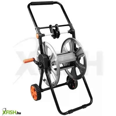 Neotools tömlőkocsi, tömlőméret 1/2 max60m, 3/4 max20 m, tömlővezetővel