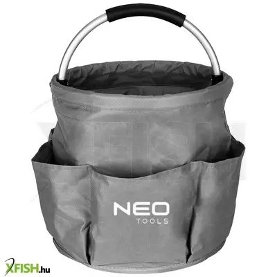 Neotools kerti szerszámos táska, 28x28x27cm, oxford szövet, oldalzsebekkel