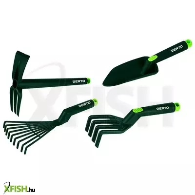 Neotools mini kertiszerszám készlet, 4 db műanyag (gereblye, villáskapa, lapát, kultivátor)