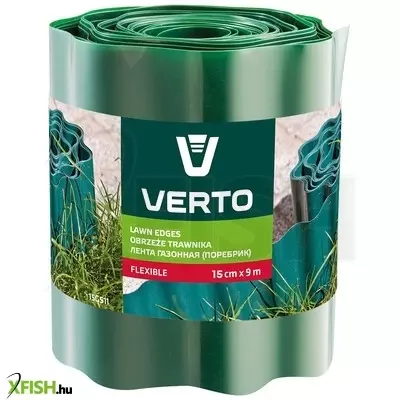 Neotools ágyásszegély 15cm, 9m, zöld