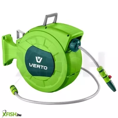 Neotools autómata tömlődob, 20 M locsolótömlő + 2 M csatlakozó tömlő, 10 bar, pp ház, PVC tömlő, falra szerelhető