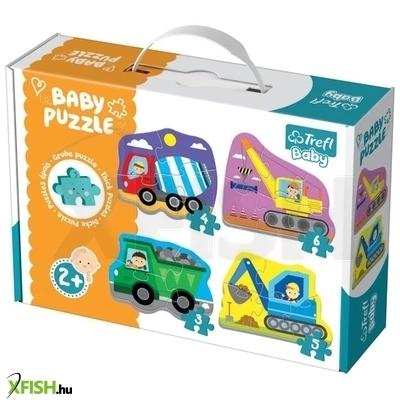 Trefl: Munkagépek bébi forma puzzle