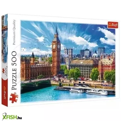 Trefl: Napos idő Londonban - 500 darabos puzzle