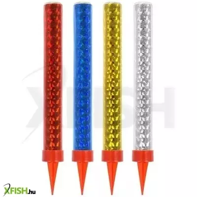 Torta csillagszóró - holografikus, 12 cm, 4 db