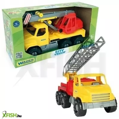 Wader: City Truck tűzoltóautó létrával, 48 cm