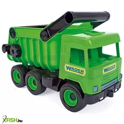 Wader: Middle Truck dömper, 38 cm - zöld