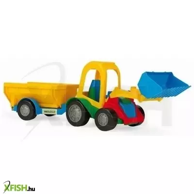 Wader: Buggy traktor utánfutóval, 41 cm