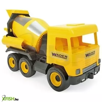 Wader: Middle Truck betonkeverő, 38 cm - sárga