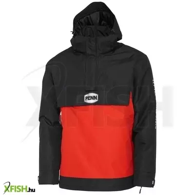 Penn Fierce Smock Horgász Kabát Piros Fekete Xxl