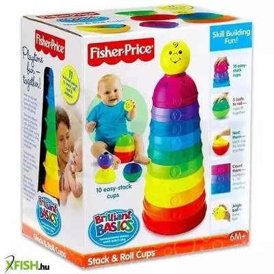 Fisher-Price: Színes csészepiramis