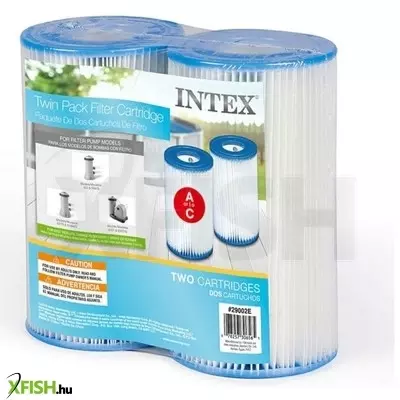 Intex: A típusú papírszűrő filter - 2 db