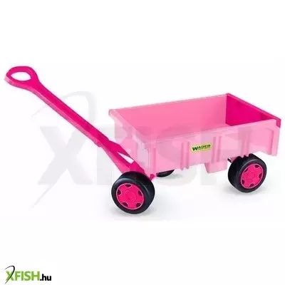 Wader: Rózsaszín kézikocsi, 95 cm