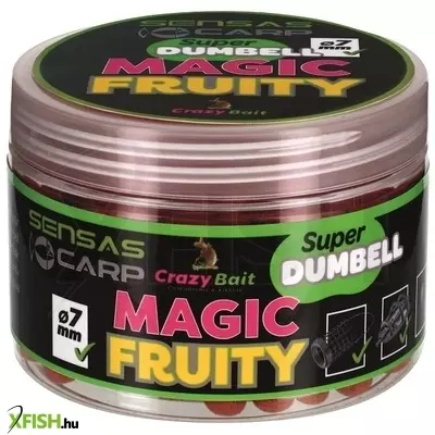 Sensas Dumbell Magic Fruity Pellet Gyümölcsös 7mm 70Gr