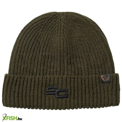 Savage Gear Wool Mix Beanie Téli Sapka Zöld