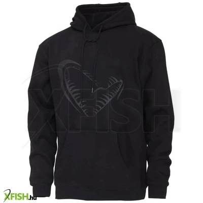 Savage Gear Jaw Hoodie Horgász Pulóver Fekete M