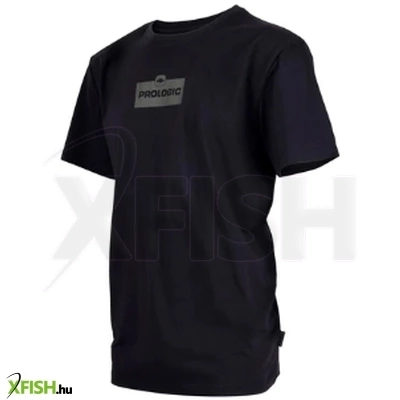 Prologic Signature Logo T Shirt Black Horgász Póló Fekete S