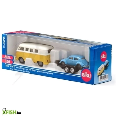 siku vw t1 utánfutóval