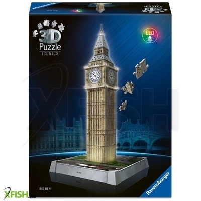 ravensburger puzzle 3d 216 db - big ben világító