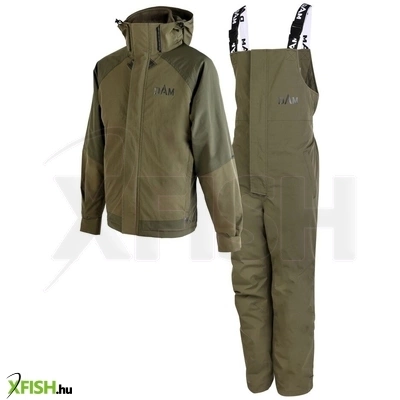 Dam Xtherm2 Winter Suit Horgász Thermo Ruha Szett Zöld Xxl