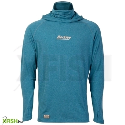 Berkley Uv Long Shirt Heather Teal Hosszú Ujjú Poló S