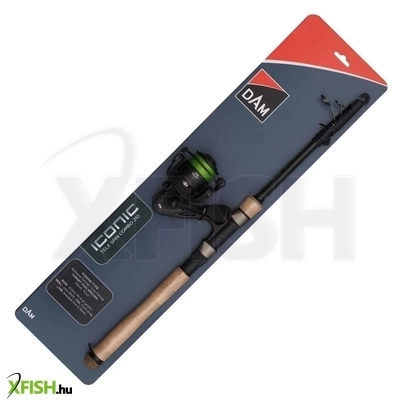 Dam Iconic2 Tele Spin Pergető Horgász Szett 213cm 5-21g