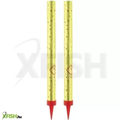 Arany színű torta tűzijáték, 18 cm - 2 db-os csomag