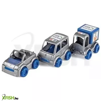 Wader KidCars: Rendőrségi szett, 3 db-os