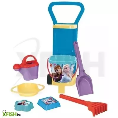 Wader: Jégvarázs 2 húzós kocsi homokozó szettel - 7 részes