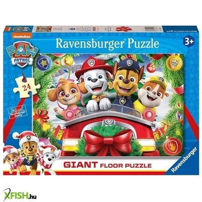Ravensburger Puzzle 24 db Mancs Őrjárat Karácsonya