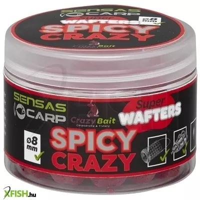 Sensas Wafters Super Spicy Crazy Method Csali Fűszer 8mm 80g