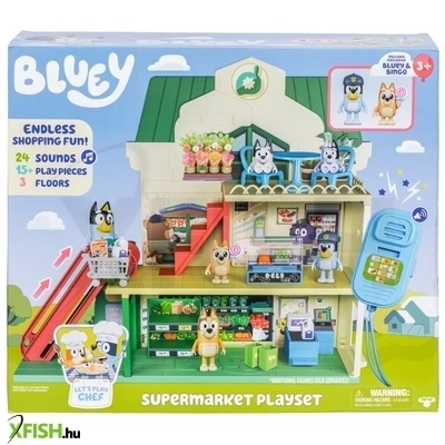 Moose bluey szupermarket nagy szett