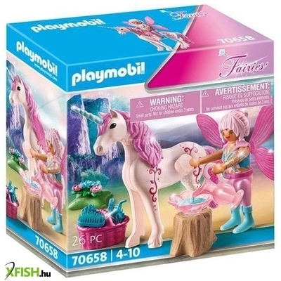 Playmobil gyűjthető egyszarvú napfényvirág tündérrel