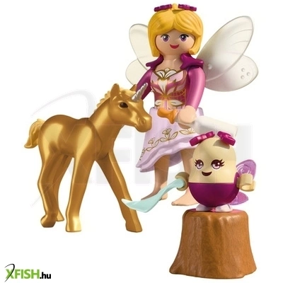 Playmobil plyamobil arany egyszarvú csikó tündérrel
