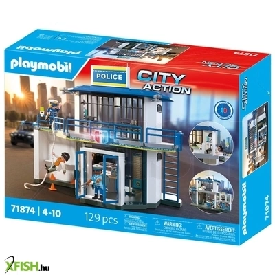 playmobil rendőrkapitányság nyomózó szobájával