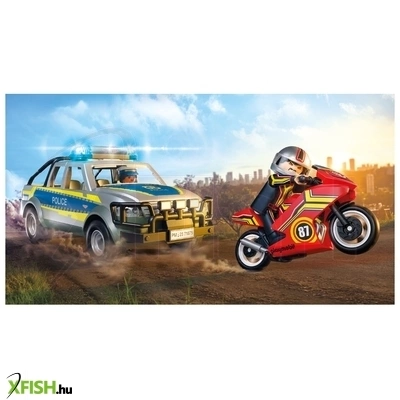 Playmobil rendőrségi üldözés 