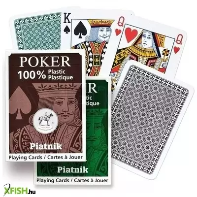 plasztik póker kártya - 55 lapos