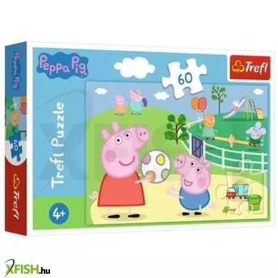 Trefl: Peppa malac, Vidám szórakozás - 60 darabos puzzle
