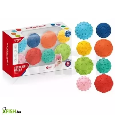 Szenzoros tapintásfejlesztő labdák - 8 db-os szett