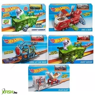 Hot Wheels: Szétnyitható pályaszett - többféle