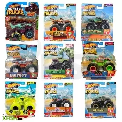 Hot Wheels: Monster Trucks kisautók - többféle